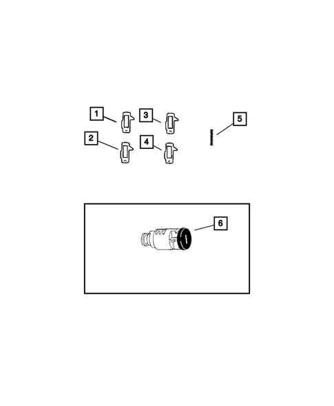 Lock Cylinders and Keys for 2008 Dodge Viper #3