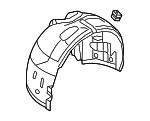 8W6821172F - Body: Fender Liner for Audi Image