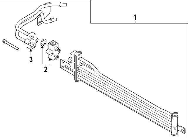 25400T1101 - : Oil Cooler for Hyundai Image