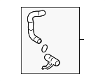 LF1715184D - : Radiator Coolant Hose for Mazda: 6 Image