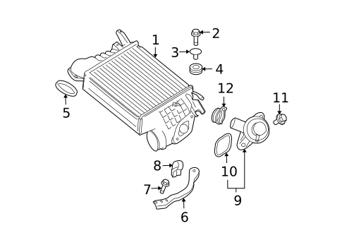 Intercooler for 2013 Subaru Forester #0