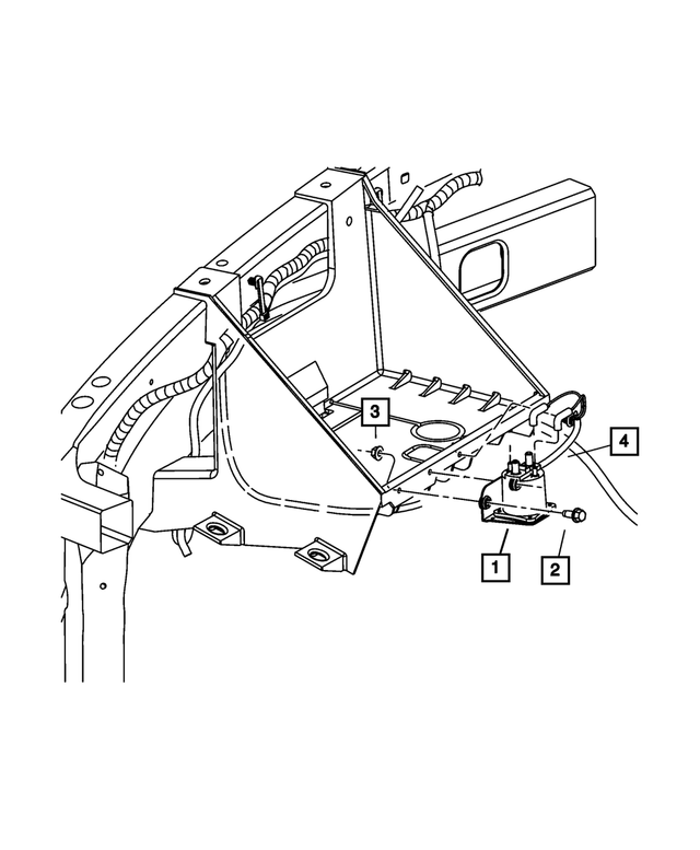 6035723 - Electrical: Hex Nut-e Teeth Washer Nut And Washer for Mopar Image