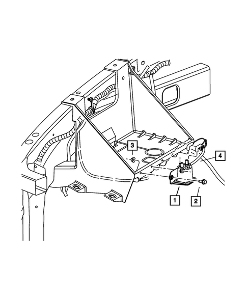 Power Distribution Center, Fuse Block, Junction Block, Relays and Fuses for 2008 Dodge Ram 2500 #1