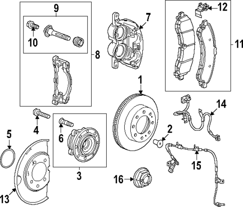 Anti-Lock Brakes for 2025 GMC Sierra EV #0