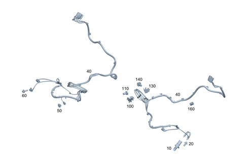 Rear Axle Wiring for 2007 Mercedes-Benz G500 #0