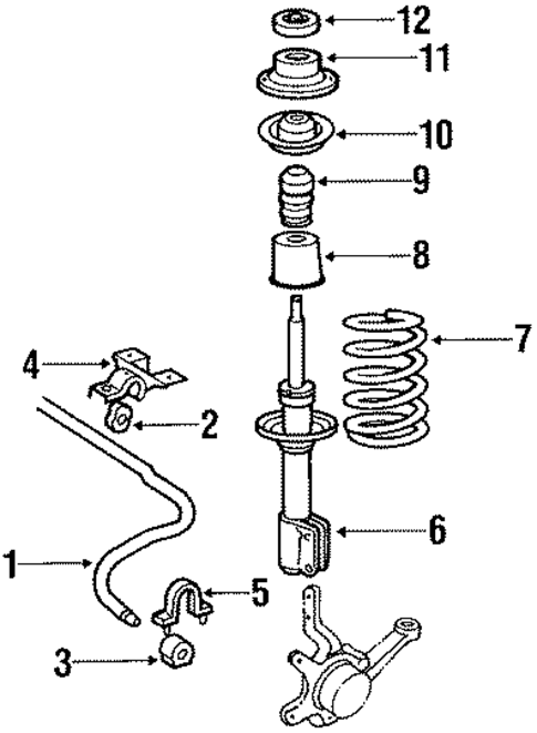 Shocks & Suspension Components for 1992 Volkswagen Cabriolet #0