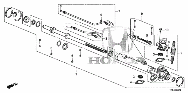 P.S. Gear Box Components for 2011 Honda Odyssey #0