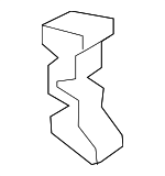 97035937900 - Suspension: Hose Support for Porsche: Panamera Image