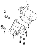 89113081A - : Nut Hex Nut Wiper Arm for Nissan: Kicks, Quest Image