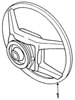 F7VZ3600KAA - Steering: Steering Wheel for Lincoln: Town Car Image
