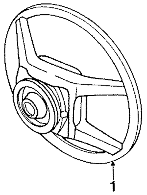 Steering Wheel & Trim for 1994 Lincoln Town Car #0