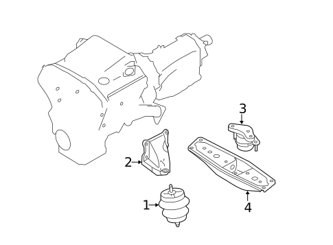 Engine & Trans Mounting for 2011 INFINITI M37 #1