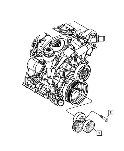 Pulleys and Related Parts for 2007 Dodge Dakota #0