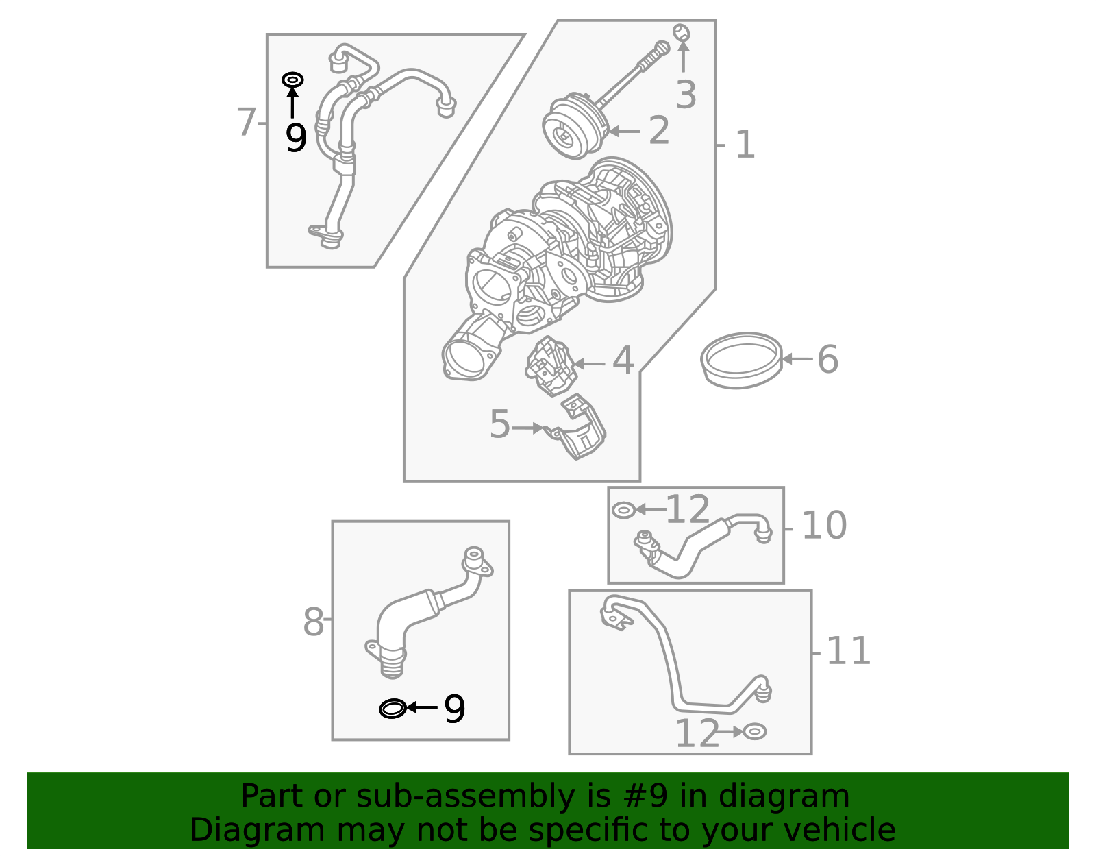 Wht 010 855 2019-2026 Audi Turbocharger Oil Line O-Ring WHT-008-755 | AudiUSAParts.com