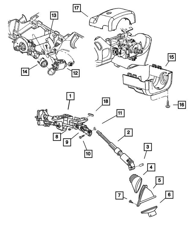5057089AD - Steering: Steering Column for Mopar Image