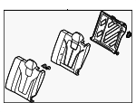 89300K9000SJA - Body: Seat Back Assembly for Hyundai Image