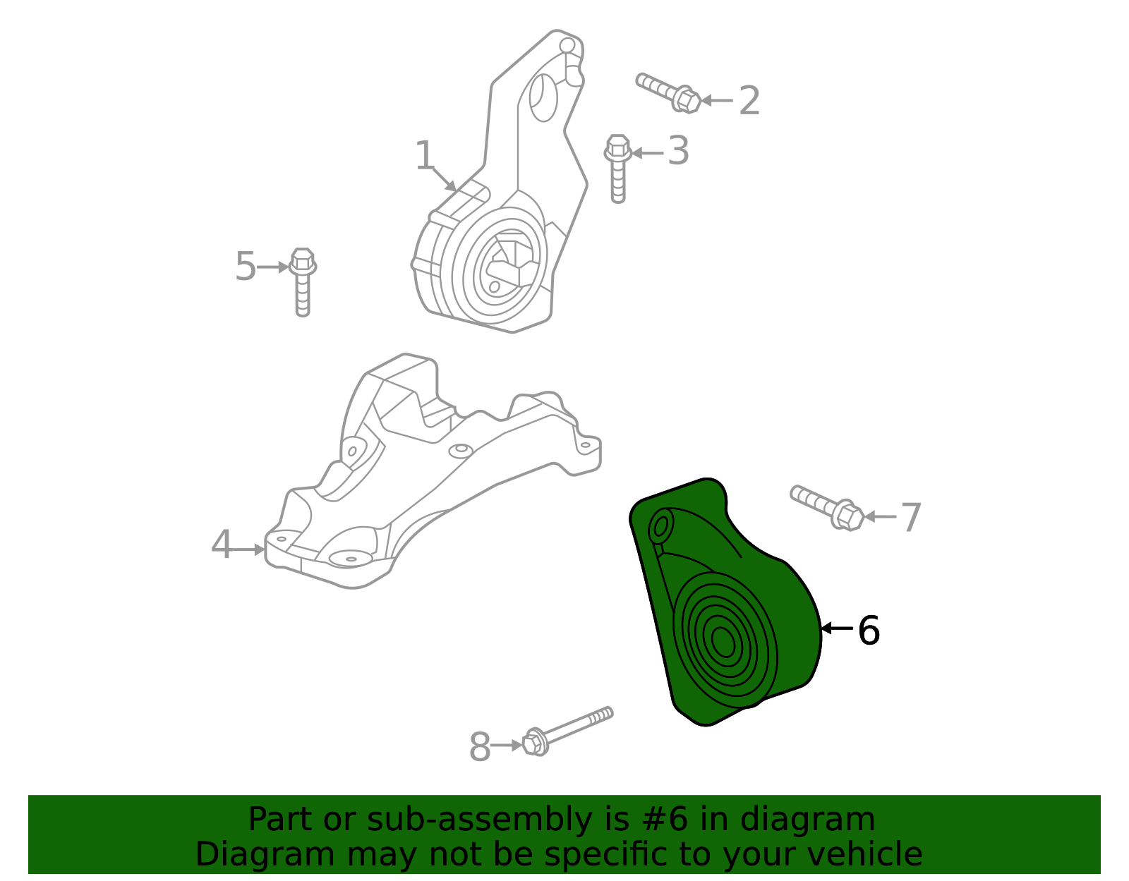 Rear Mount 85516985 | Applegate Chevrolet Parts