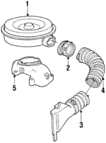 25043280 - Engine: Air Cleaner for Buick: Regal | Oldsmobile: 98, Custom Cruiser, Cutlass Salon, Cutlass Supreme, Delta 88 | Pontiac: Parisienne Image