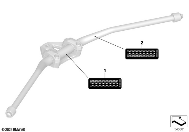 71247914448 - Parts and Accessories for Engine / Chassis: Notice, Speed - 100Mph for BMW-Motorrad Image