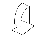 5G0867289A - Body: Headliner Clip for Audi Image