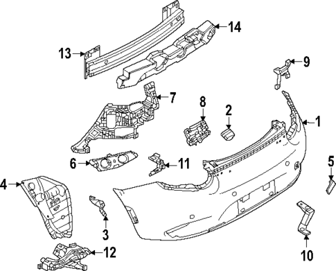 Bumper & Components - Rear for 2024 Mazda MX-5 Miata #0