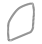 15824088 - Body: Weather-strip On Body for Chevrolet: Cobalt | Pontiac: G5 Image