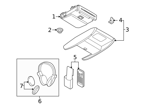 Entertainment System Components for 2011 Mazda CX-9 #0