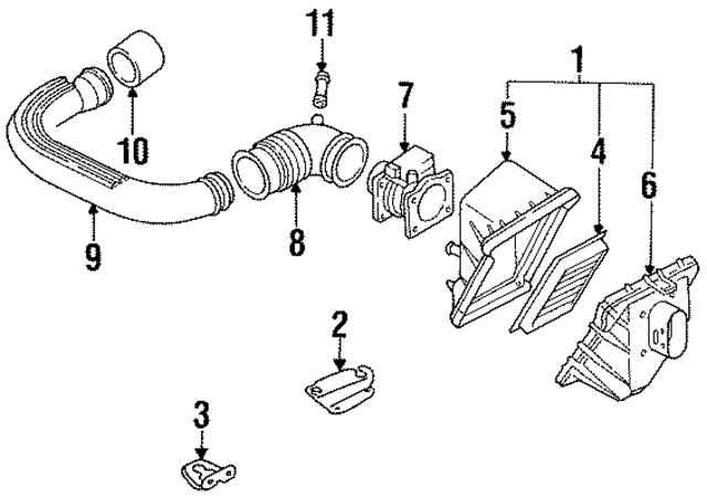 1650085M00 - Engine: Air Cleaner Assembly for Nissan: Pulsar NX Image