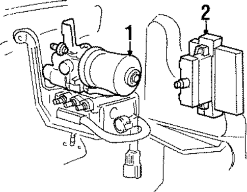 ABS Components for 1996 Ford Ranger #1