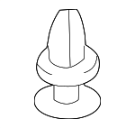 8S0805163 - Body: Floor Pan Splash Shield Rivet for Audi Image
