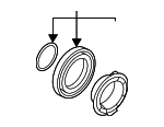 33108860348 - Suspension: Axle Seal for BMW Image