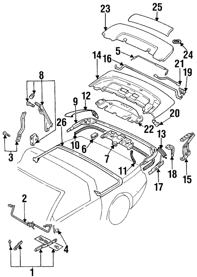 9712146P25 - : Link Assembly for Nissan: 300ZX Image