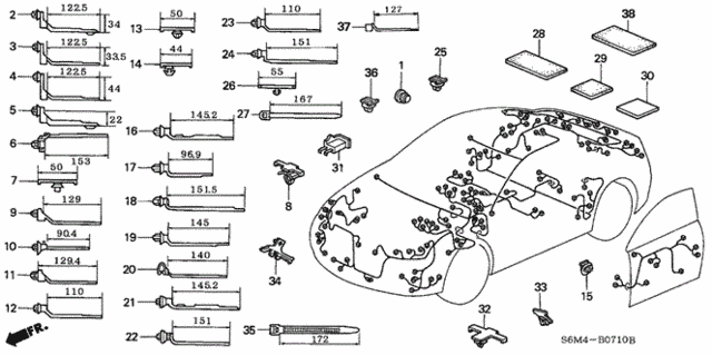 Harness Band - Bracket for 2004 Acura RSX #0