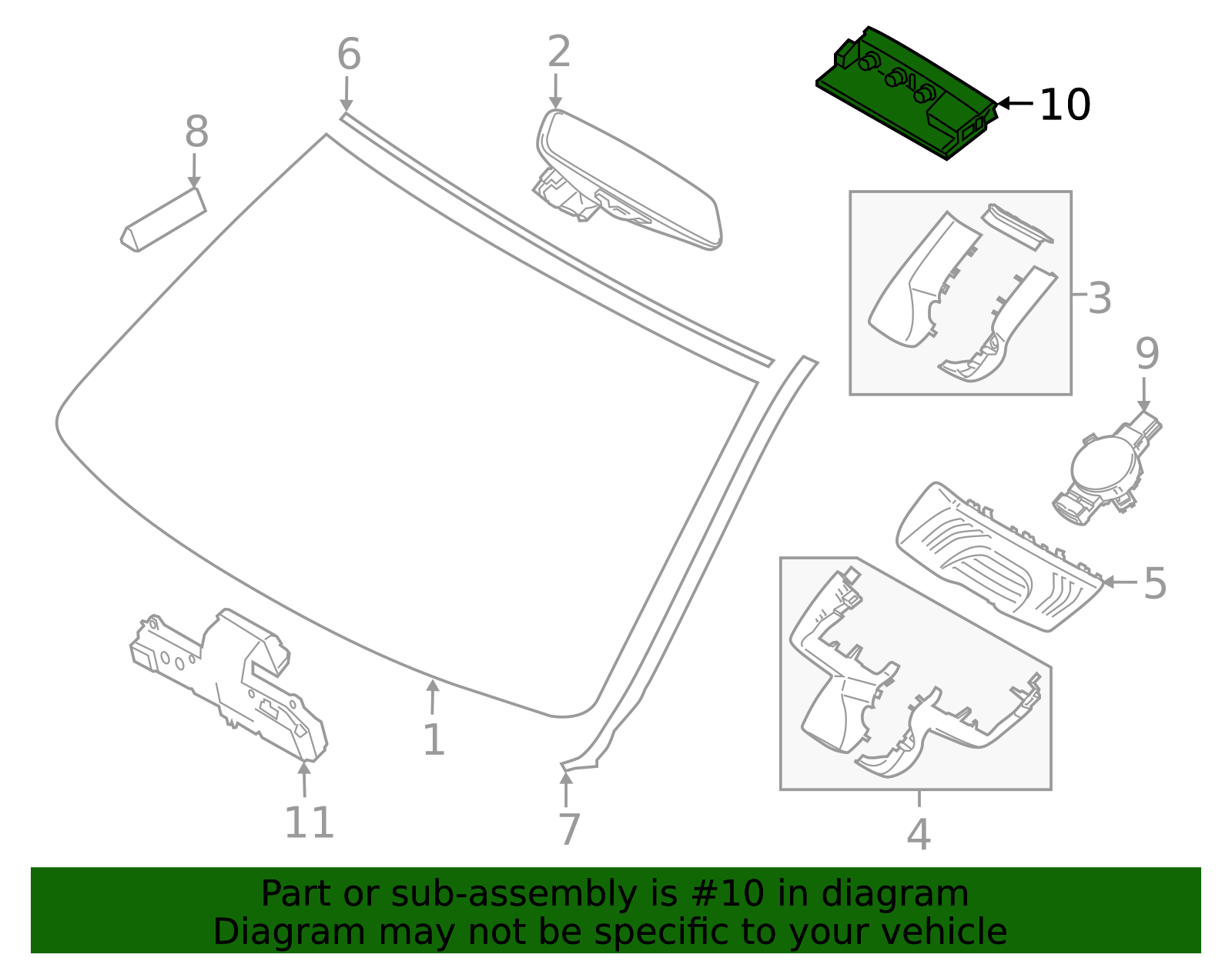 Lane Assist Cmra (66-51-5-A76-145)