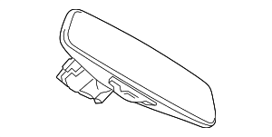 51166838309 - Body: Mirror Inside for BMW: 228i Gran Coupe, 228i xDrive Gran Coupe, 840i, 840i Gran Coupe, 840i xDrive, 840i xDrive Gran Coupe, M235i xDrive Gran Coupe, M8, M8 Gran Coupe, M850i xDrive, M850i xDrive Gran Coupe, X6, X7 Image