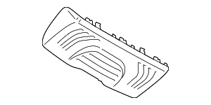 51169108982 - Body: Trim Cover for BMW: 330e, 330e xDrive, 330i, 330i xDrive, M3, M340i, M340i xDrive, X5, X7 Image