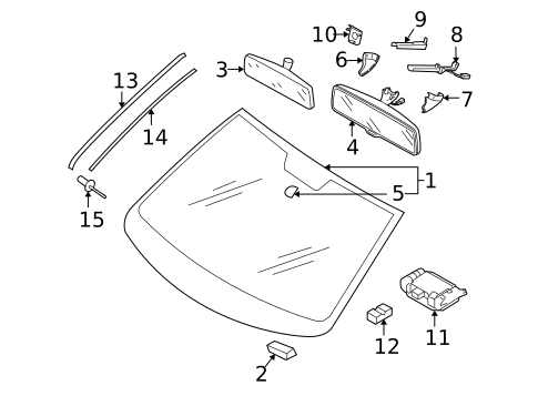 Wipers for 2015 Volkswagen Tiguan #2