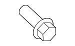 6502975 - Body: Deck Lid Hinge Screw for Mopar Image