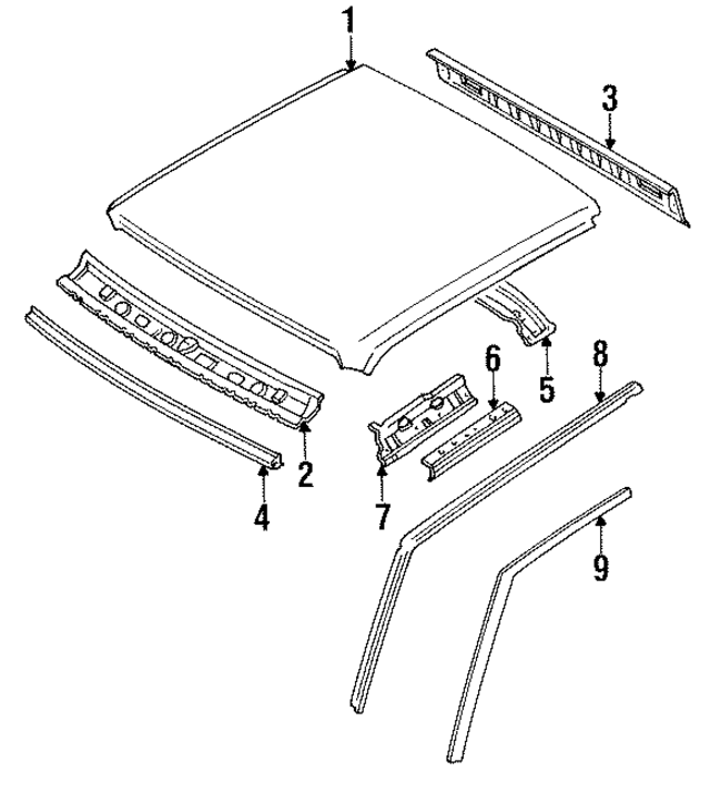 UB5450521B - : Drip Molding for Mazda Image