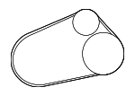 T30115909 - Cooling System: Serpentine Belt for Mazda Image