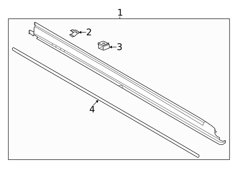 Exterior Moldings for 2023 Lincoln Aviator #0