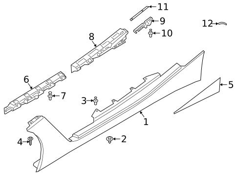 Exterior Trim - Pillars for 2021 BMW Z4 #0
