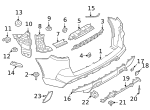 7119904288 - Body: Bumper Cover Screw for BMW Image