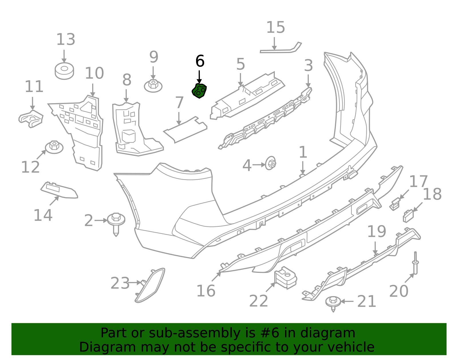 Juego De Monturas Delanteras Para Sensor PDC De BMW - Pieza Original OEM 51-11-7-445-076