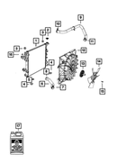 68050199AA - Cooling: Radiator Isolator for Dodge: Ram 1500, Ram 2500 | Jeep: Grand Wagoneer, Wagoneer | Ram: 1500, 1500 Classic, 2500, 3500 Image