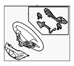 56100H5000TRY - Steering: Steering Wheel for Hyundai: Accent Image