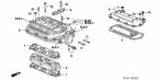 17108RDJA00 - Engine: SPACER, IN. MANIFOLD for Honda Image