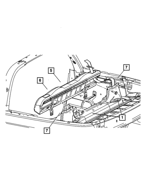 Rear Seats-Folding for 2006 Chrysler PT Cruiser #8
