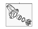 LR087154 - : Steering Knuckle for Land-Rover Image