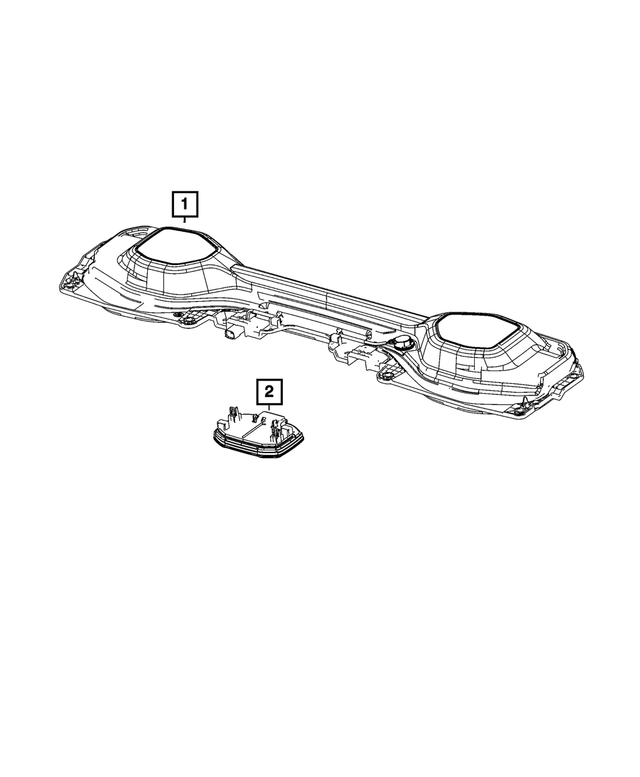 6AH08TX7AH - Electrical: Speaker Enclosure for Mopar Image image